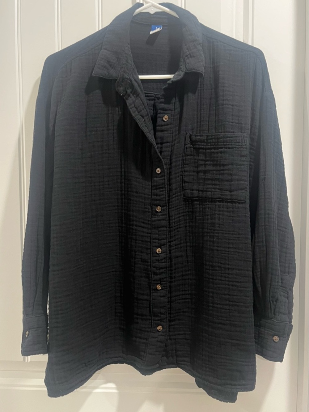 Women’s Old Navy Linen Button Down 100 Cotton Size Large